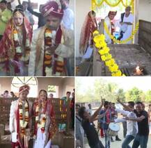 OMG! मंदिर नहीं श्मशान में हुई इस जोड़े की शादी, देखें हैरान करने वाली Photos