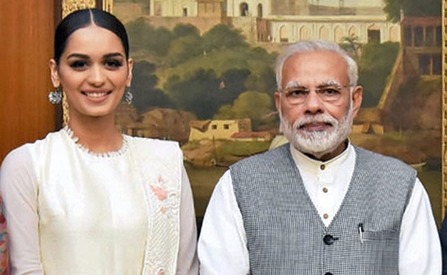 Miss World Manushi Chhillar Meets Narendra Modi मिस वर्ल्ड मानुषी छिल्लर ने की पीएम मोदी से मुलाकात