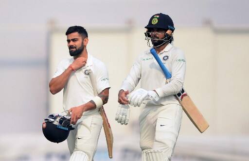 INDvsSL: विजय का अर्धशतक, भारत ने पहले सत्र में बनाए 116/2 India vs Sri Lanka 3rd Test, 1st Day till Lunch INDvsSL: विजय का अर्धशतक, भारत ने पहले सत्र में बनाए 116/2