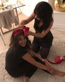 ऐसे प्रियंका कर रही हैं क्रिसमस सेलिब्रेट, Cute तस्वीरें हुईं वायरल