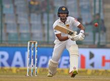 TEA INDvsSL: शतक लगाकर आउट हुए एंजेलो मैथ्यूज, चांदीमल जमे