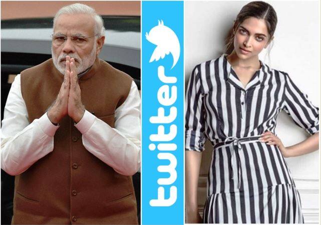 PM Modi Still Most Followed Indian On Twitter भारत में ट्विटर पर नंबर वन हैं PM मोदी, दीपिका टॉप-10 में शामिल अकेली महिला