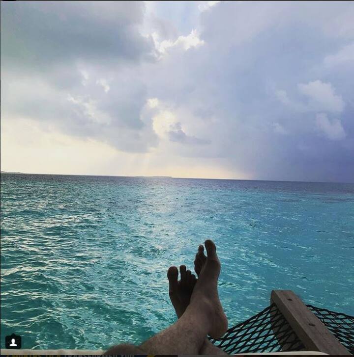  ज़हीर खान जिस रिसॉर्ट में रूके हैं वहां की ये तस्वीर उन्होंने शेयर की है.