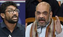 अमित शाह ने जिग्नेश मेवाणी पर \'आतंकी संगठन\' से चंदा लेने का आरोप लगाया