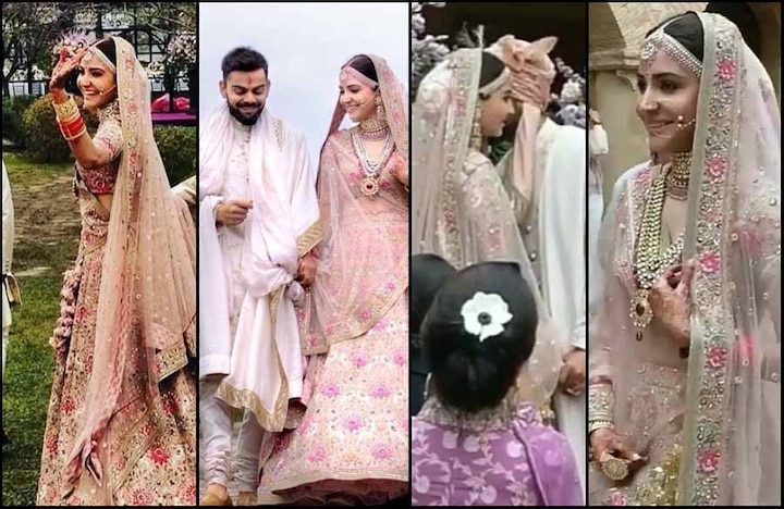 Video: Anushka Sharma BRIDAL entry during her wedding ceremony जब अपनी ही फिल्म के गाने पर दुल्हन अनुष्का ने ली एंट्री तो शरमा गए विराट, देखें Video