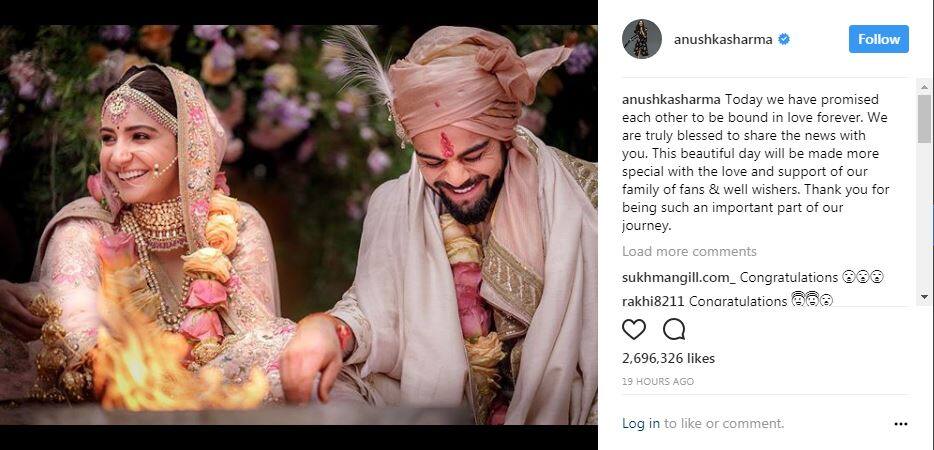 शादी के बाद इस मामले में विराट निकल गए अनुष्का से आगे, देखिए तस्वीरें