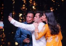 Photos: डांस शो पर साथ में पहुंचे सलमान और कैटरीना, चिकनी चमेली पर थिरके सलमान