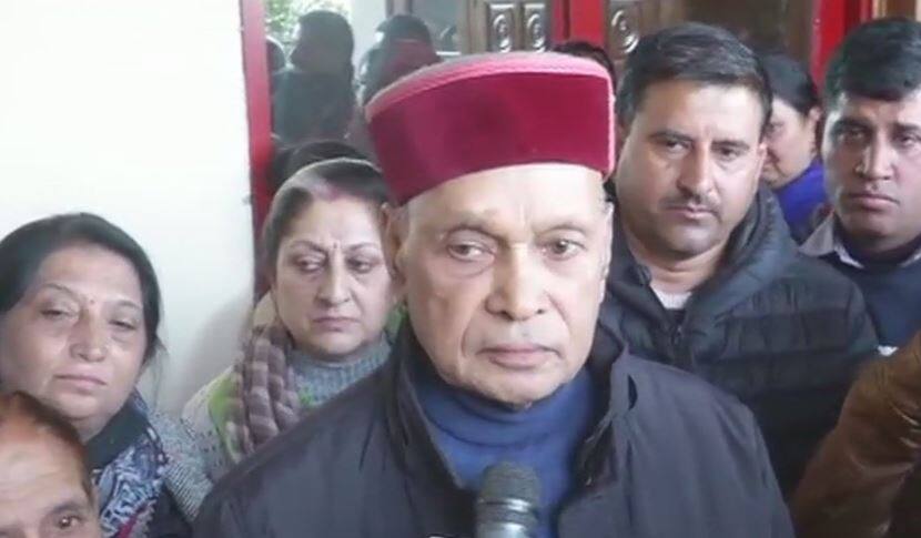 BJP CM candidate prem kumar dhumal lost election from hamirpur seat हिमाचल चुनाव : सुजानपुर सीट से हारे बीजेपी के सीएम उम्मीदवार धूमल, राज्य में है इनकी आम आदमी की छवि