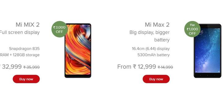 इस सेल में शाओमी Mi Mix 2, रेडमी 5A, रेडमी नोट 4 जैसे स्मार्टफोन और एक्सेसरी पर बेहतर डील दे रहा है.