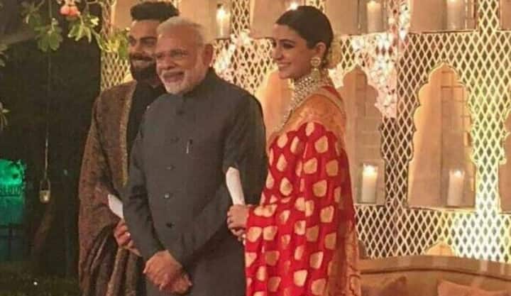 विराट- अनुष्का की शादी के पहले रिसेप्शन में पीएम नरेंद्र मोदी भी शिरकत की