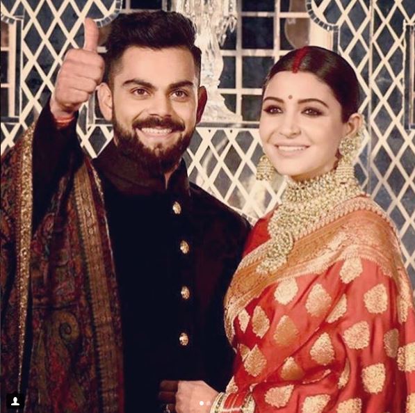 अनुष्का ने पहना हीरों का हार तो विराट की शेरवानी में भी थे बेशकीमती बटन... 