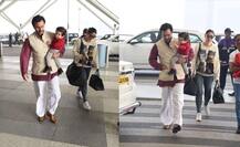 बेटे तैमूर का बर्थडे सेलिब्रेट कर मुंबई लौटे सैफ-करीना, देखें तस्वीरें