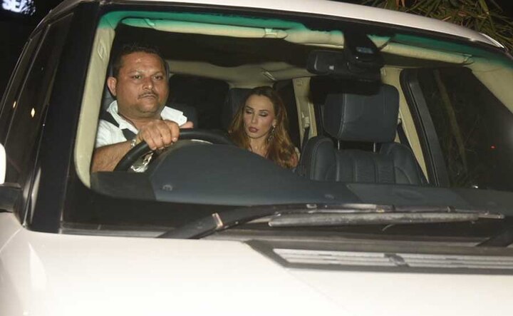 सलमान की गर्लफ्रेंड यूलिया वंतूर भी नज़र आईं.