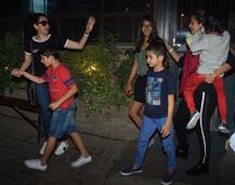 वीकेंड पर बच्चों के साथ करिश्मा और अमृता ने की जमकर मस्ती, देखें तस्वीरें