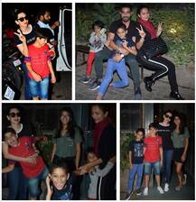 वीकेंड पर बच्चों के साथ करिश्मा और अमृता ने की जमकर मस्ती, देखें तस्वीरें