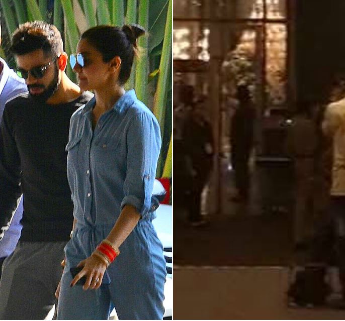 कुछ ही देर में फैंस से रूबरू होंगे विरूष्का, होटल के बाहर लगा फैंस का जमावड़ा