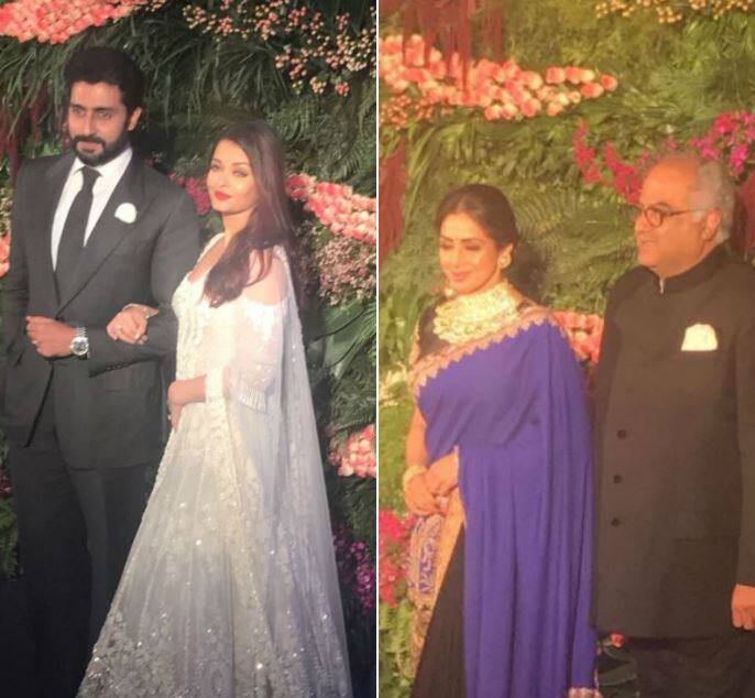 ऐश्वर्या राय बच्चन पति अभिषेक बच्चन पहुंचे. साथ में श्रीदेवी भी पति बोनी कपूर के साथ नजर आईं.