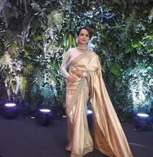 IN PICS: ‘विरुष्का’ के रिसेप्शन में पहुंची बॉलीवुड की ‘क्वीन’ कंगना रनौत