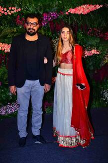 बेटी के साथ विरुष्का के रिसेप्शन में पहुंचे अनुराग कश्यप