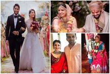 Year Ender 2017: विरूष्का से भारती-हर्ष तक, इन बड़े सितारों ने इस साल लिए सात फेरे