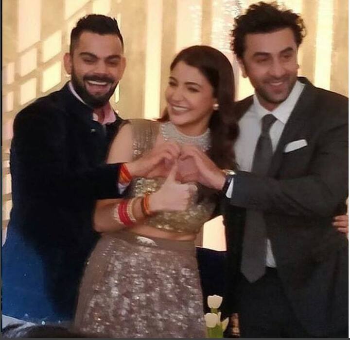 रनबीर कपूर भी इस रिसेप्शन में नजर आए.