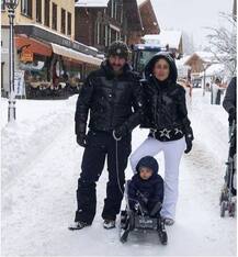 बेटे तैमूर के साथ स्विटज़रलैंड में करीना और सैफ ने सेलिब्रेट किया नया साल, देखें तस्वीरें