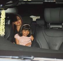 ऐश्वर्या के साथ डिनर करने पहुंचे अभिषेक  बच्चन, बेटी आराध्या भी थीं मौजूद, देखें तस्वीरें