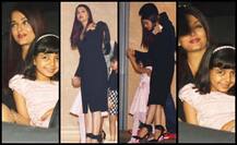 ऐश्वर्या के साथ डिनर करने पहुंचे अभिषेक  बच्चन, बेटी आराध्या भी थीं मौजूद, देखें तस्वीरें