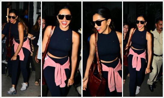 Pics: रोके नहीं रुकी दीपिका की हंसी, दोस्त का हाथ पकड़कर खींचती नजर आईं 