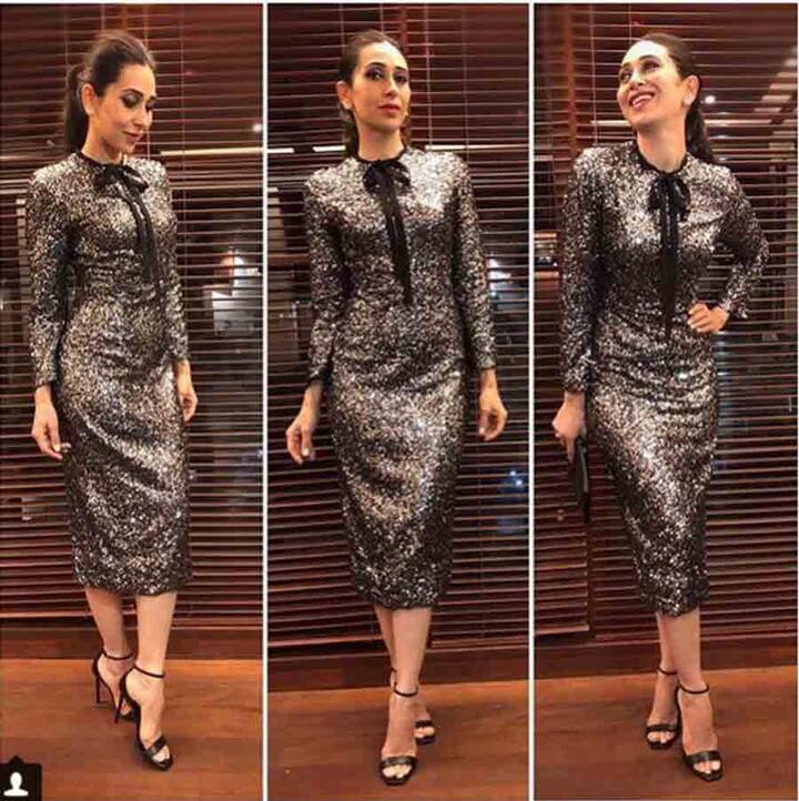 करिश्मा कपूर कुछ इस अंदाज में इस पार्टी में पहुंचीं. 