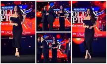 PICS: अवॉर्ड्स नाइट में शामिल हुईं करीना, स्किन फिट ड्रेस में दिखा जिम में पसीना बहाने का असर