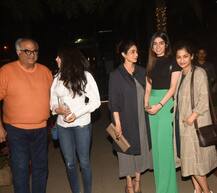 फैमिली डिनर डेट पर गया श्रीदेवी का परिवार, आईं ये तस्वीरें