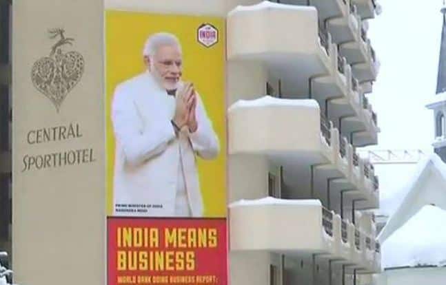 WEF meeting in Davos, Indian trends is showing everywhere दावोस में डबल्यूईएफ की बैठक से पहले हर तरफ भारत के नजारे