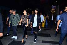 भारी विवादों के बीच भी पद्मावत की स्क्रीनिंग पर हंसते-मुस्कुराते पहुंचे शाहिद कपूर