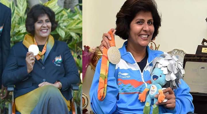 पैरालंपिक खेलों में पहला पदक जीतने वाली भारतीय महिला दीपा मलिक.