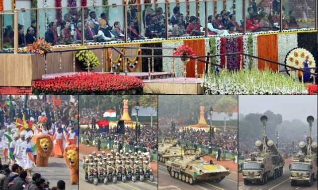 Republic Day 2018: India-ASEAN bond show Republic Day Parade at Rajpath Republic Day 2018: ASEAN के 10 नेता रहे मुख्य अतिथि, राजपथ पर दिखी भारत की सांस्कृतिक छटा और सैन्य ताकत
