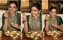 Photos: \'पद्मावत\' की सफलता के बाद दीपिका ने राजस्थानी अंदाज में मनाया जश्न