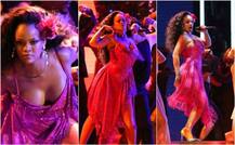 ग्रैमी अवार्ड  में दिग्गज पॉप स्टार रिहाना ने बिखेरा जलवा, देखें तस्वीरें