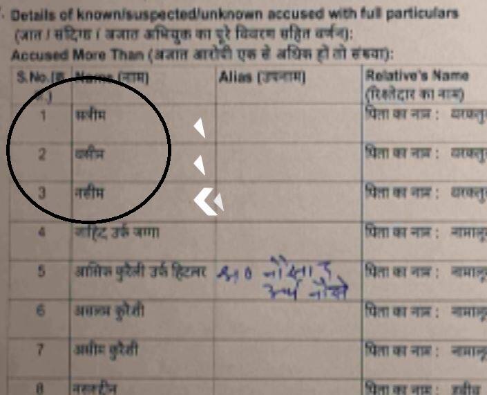 कासगंज हिंसा: अभी भी फरार हैं चंदन की हत्या के तीनों सगे भाई नसीम,वसीम और सलीम