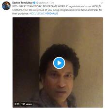 अंडर 19 वर्ल्डकप: ऑस्ट्रेलिया पर भारत की धमाकेदार जीत, टीम से ज़्यादा कोच की हो रही है तारीफ़