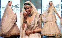 \'उमराव जान\' बनकर रैंप पर उतरीं पूर्व मिस यूनिवर्स सुष्मिता सेन, अपनी अदाओं से जीता सबका दिल