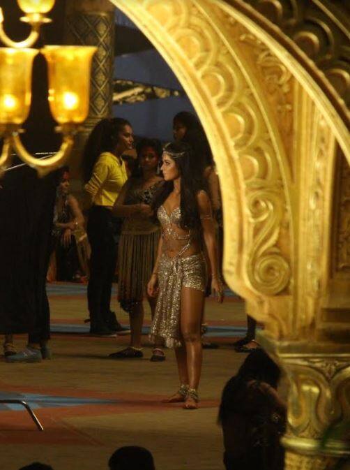 फिल्म के सेट पर कैटरीना कैफ. (तस्वीर: मानव मंगलानी)