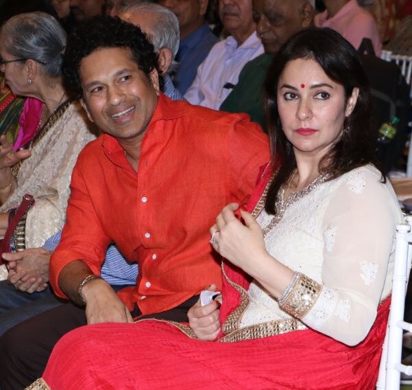 इस इवेंट के दौरान सचिन और अंजलि पर ही सबकी निगाहें थमी हुईं थी. (तस्वीर: मानव मंगलानी)