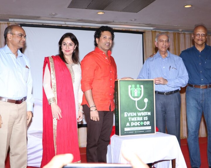 बता दें कि सचिन और अंजलि के दो बच्चे भी है बेटा अर्जुन और बेटी सारा तेंदुलकर. (तस्वीर: मानव मंगलानी)