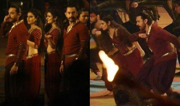 Thugs of hindostan: Aamir khan and Fatima sana shaikh pics viral from the sets ‘ठग्स ऑफ हिंदोस्तान’ के सेट से आमिर खान और फातिमा सना शेख की तस्वीरें हुईं वायरल