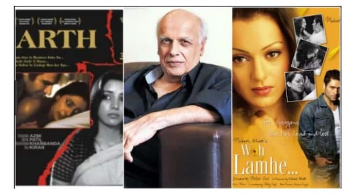 अर्थ (1982), वो लम्हें (2006): बॉलीवुड में जिनके इश्क के चर्चे खूब हुई उन पर फिल्में भी बनीं. इन्हीं में से एक है जाने माने डायरेक्टर महेश भट्ट और अभिनेत्री परवीन बॉबी के प्यार पर बनी फिल्म 'अर्थ' और 'वो लम्हें'. कबीर बेदी से ब्रेकअप के बाद परवीन बॉबी और महेश भट्ट की नजदीकियां बढ़ीं और साल 1977 में दोनों का प्यार परवान चढ़ा. परवीन बॉबी जिन दिनों 'अमर अकबर एंथनी' और 'काला पत्थर' जैसी फिल्में कर रही थीं उसी दौरान वो महेश भट्ट के प्यार में पागल भी थीं. प्यार का खुमार ऐसा था कि महेश भट्ट अपनी पत्नी से अलग हो चुके थे और बॉबी के साथ लिव-इन में रहते थे. कुछ समय बाद परवीन बॉबी को बेहद खतरनाक मानसिक बीमारी हुई जिसका इलाज अमेरिका तक करवाया गया लेकिन वो सही नहीं हुईं. उन्हें लगता था कि कोई उन्हें मारने की कोशिश कर रहा है. इसके बाद महेश भट्ट अपनी पत्नी के पास वापस लौट गए. इसी दौरान महेश भट्ट ने अर्थ की स्टोरी लिखी जो उनकी खुद की कहानी थी. इसमें शबाना आज़मी और स्मिता पाटिल मुख्य भूमिका में थे. इस फिल्म को उस दौर में काफी पसंद किया गया. इसके बाद 2006 में महेश भट्ट फिल्म वो लम्हें लेकर आए जिसमें शाइनी आहूजा और कंगना रनौत मुख्य भूमिका में थे. फिल्म तो पसंद की ही गई साथ ही इस फिल्म के 'बिन तेरे क्या है जीना', 'क्या मुझे प्यार है' और 'तु जो नहीं है तो' जैसे गाने सुपरहिट हुए.