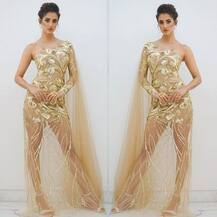  NFBA 2018 में गोल्डन ट्रांसपेरेंट ड्रेस में नजर आईं दिशा पटानी, अपनी खूबसूरती से जीता सबका दिल