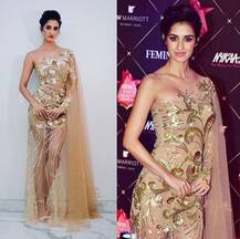  NFBA 2018 में गोल्डन ट्रांसपेरेंट ड्रेस में नजर आईं दिशा पटानी, अपनी खूबसूरती से जीता सबका दिल