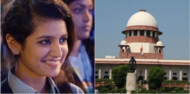 Supreme Court to hear the petition filed by Actor Priya Prakash Varrier प्रिया प्रकाश वारियर की याचिका पर सुनवाई के लिए SC तैयार, जल्द होगी सुनवाई