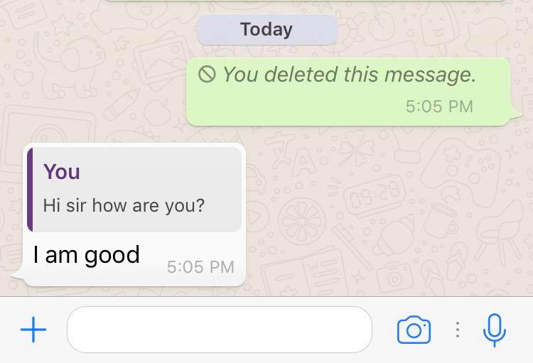 WhatsaApp के 'Delete For Everyone' फीचर को लेकर सामने आई ये नई बात